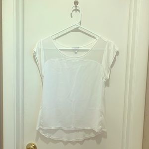 Express Chiffon Front Top XS